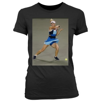 Caroline Wozniacki Women's Junior Cut Crewneck T-Shirt