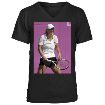 Caroline Wozniacki Men's V-Neck T-Shirt