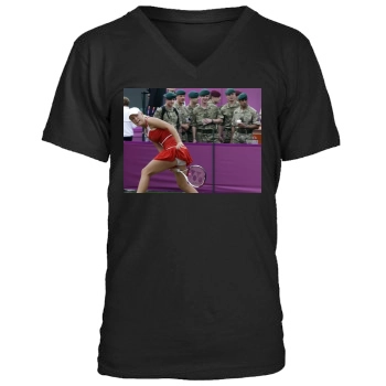 Caroline Wozniacki Men's V-Neck T-Shirt