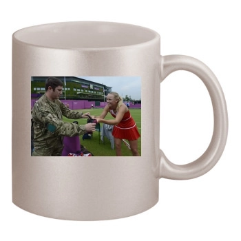 Caroline Wozniacki 11oz Metallic Silver Mug