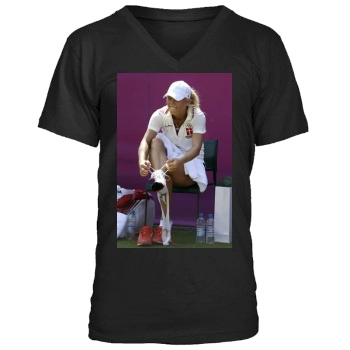 Caroline Wozniacki Men's V-Neck T-Shirt