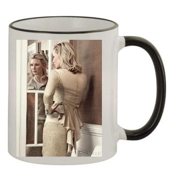 Cate Blanchett 11oz Colored Rim & Handle Mug