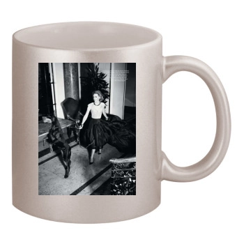 Cate Blanchett 11oz Metallic Silver Mug