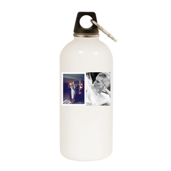 Cate Blanchett White Water Bottle With Carabiner