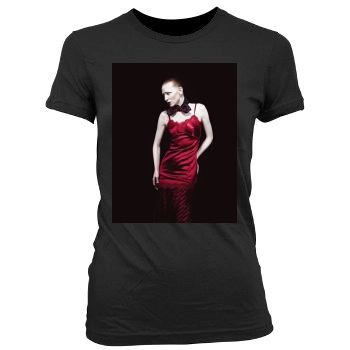 Cate Blanchett Women's Junior Cut Crewneck T-Shirt