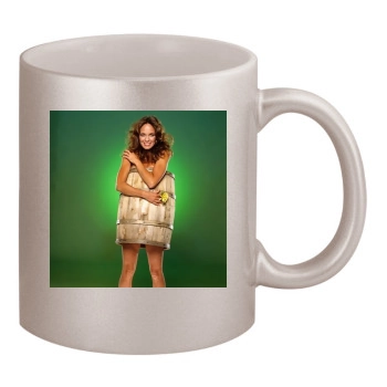 Catherine Bach 11oz Metallic Silver Mug