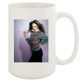 Catherine Bach 15oz White Mug