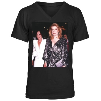 Catherine Deneuve Men's V-Neck T-Shirt