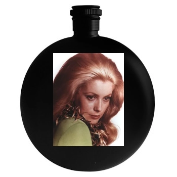 Catherine Deneuve Round Flask