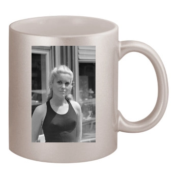 Catherine Deneuve 11oz Metallic Silver Mug