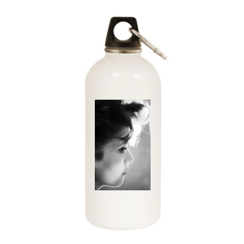 Catherine Deneuve White Water Bottle With Carabiner