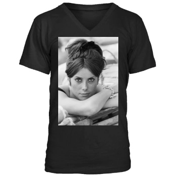 Catherine Deneuve Men's V-Neck T-Shirt