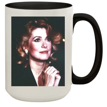 Catherine Deneuve 15oz Colored Inner & Handle Mug