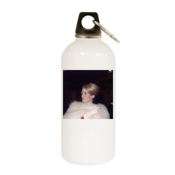 Catherine Deneuve White Water Bottle With Carabiner