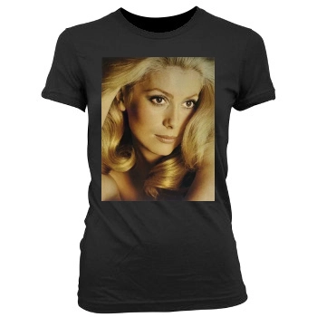 Catherine Deneuve Women's Junior Cut Crewneck T-Shirt