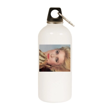 Catherine Deneuve White Water Bottle With Carabiner