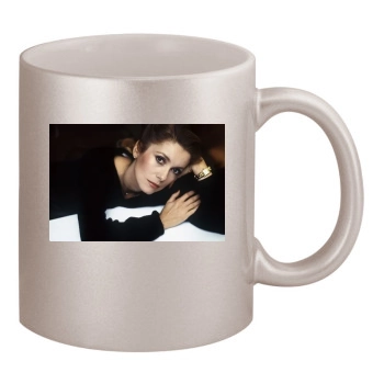 Catherine Deneuve 11oz Metallic Silver Mug