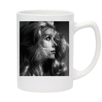 Catherine Deneuve 14oz White Statesman Mug