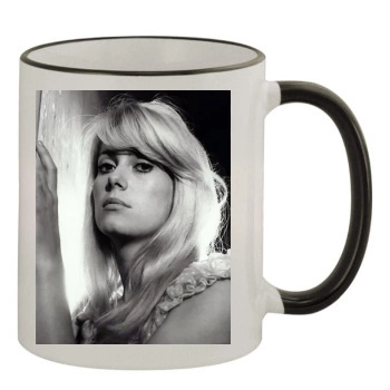 Catherine Deneuve 11oz Colored Rim & Handle Mug