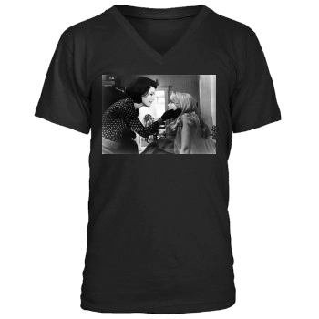 Catherine Deneuve Men's V-Neck T-Shirt