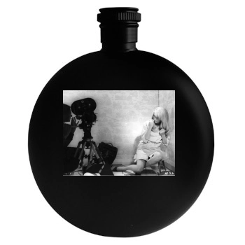 Catherine Deneuve Round Flask