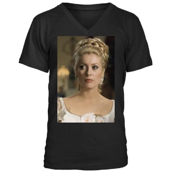 Catherine Deneuve Men's V-Neck T-Shirt