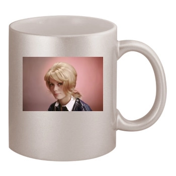 Catherine Deneuve 11oz Metallic Silver Mug