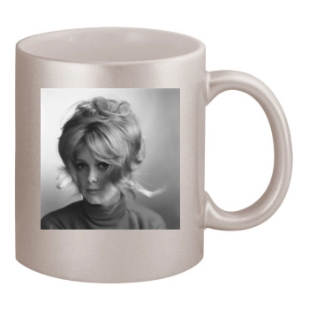 Catherine Deneuve 11oz Metallic Silver Mug