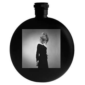 Catherine Deneuve Round Flask