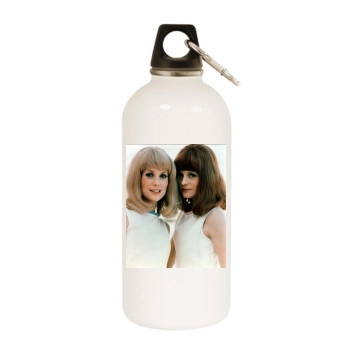 Catherine Deneuve White Water Bottle With Carabiner