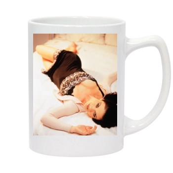 Catherine Zeta-Jones 14oz White Statesman Mug