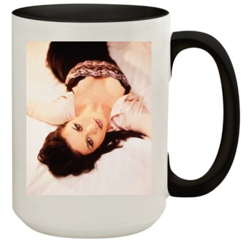 Catherine Zeta-Jones 15oz Colored Inner & Handle Mug