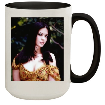 Catherine Zeta-Jones 15oz Colored Inner & Handle Mug