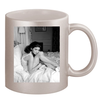 Catherine Zeta-Jones 11oz Metallic Silver Mug