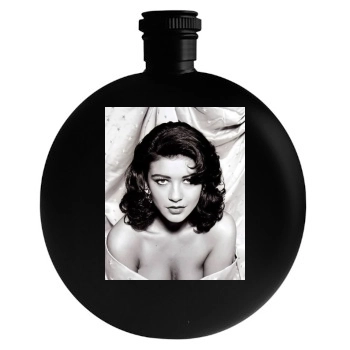 Catherine Zeta-Jones Round Flask