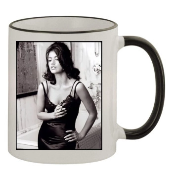 Catherine Zeta-Jones 11oz Colored Rim & Handle Mug