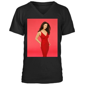 Catherine Zeta-Jones Men's V-Neck T-Shirt