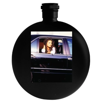 Catherine Zeta-Jones Round Flask