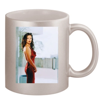 Catherine Zeta-Jones 11oz Metallic Silver Mug