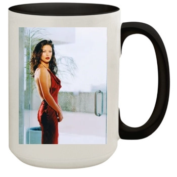 Catherine Zeta-Jones 15oz Colored Inner & Handle Mug