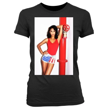 Chanel Iman Women's Junior Cut Crewneck T-Shirt