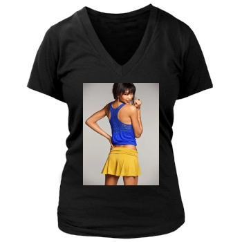 Chanel Iman Women's Deep V-Neck TShirt