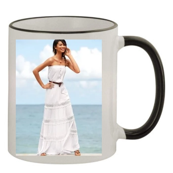 Chanel Iman 11oz Colored Rim & Handle Mug