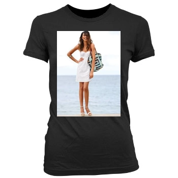 Chanel Iman Women's Junior Cut Crewneck T-Shirt