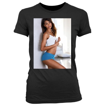 Chanel Iman Women's Junior Cut Crewneck T-Shirt