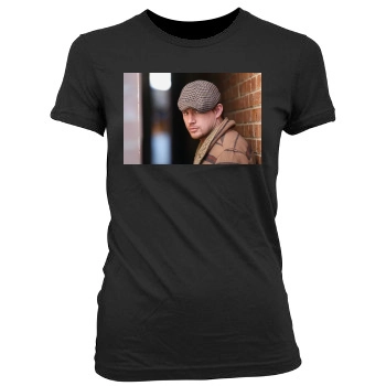 Channing Tatum Women's Junior Cut Crewneck T-Shirt