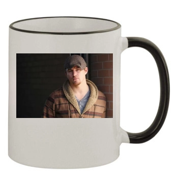 Channing Tatum 11oz Colored Rim & Handle Mug