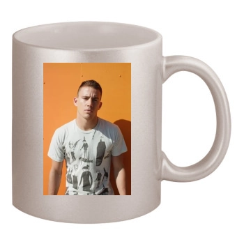 Channing Tatum 11oz Metallic Silver Mug