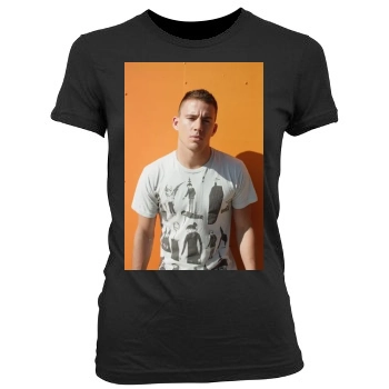 Channing Tatum Women's Junior Cut Crewneck T-Shirt