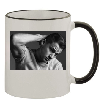 Channing Tatum 11oz Colored Rim & Handle Mug